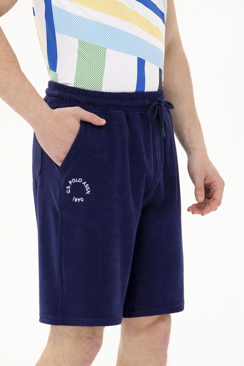 Erkek Lacivert Örme Şort - 50263424059