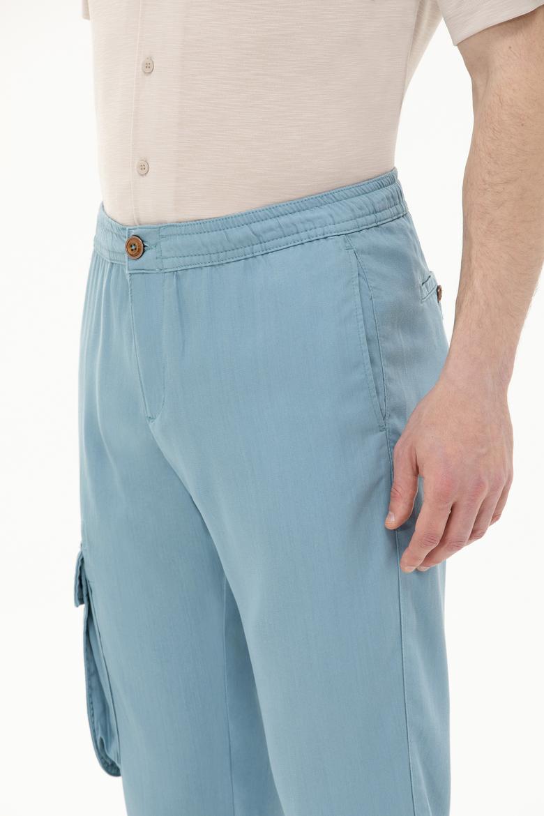 Erkek Mint Kanvas Pantolon - 50263813026