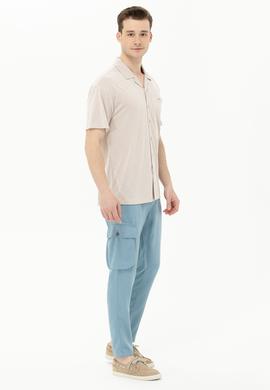 Erkek Mint Kanvas Pantolon - 50263813026