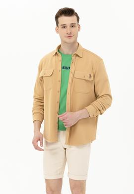 Erkek Camel Uzun Kollu Gömlek - 50267382018