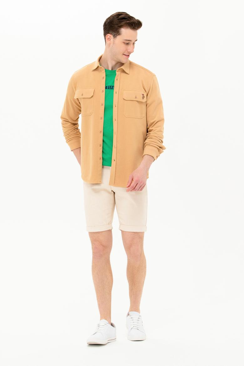 Erkek Camel Uzun Kollu Gömlek - 50267382018