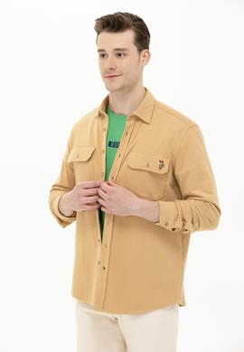 Erkek Camel Uzun Kollu Gömlek - 50267382018