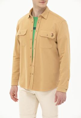 Erkek Camel Uzun Kollu Gömlek - 50267382018