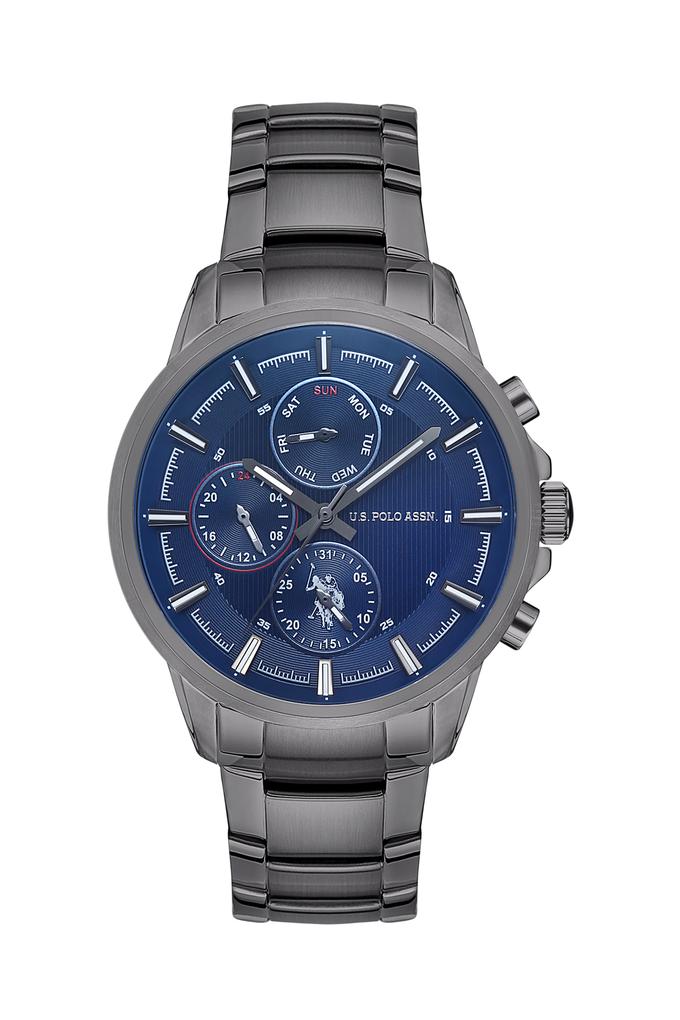 Erkek Füme Çelik Kordon Kol Saati USPA1016-07