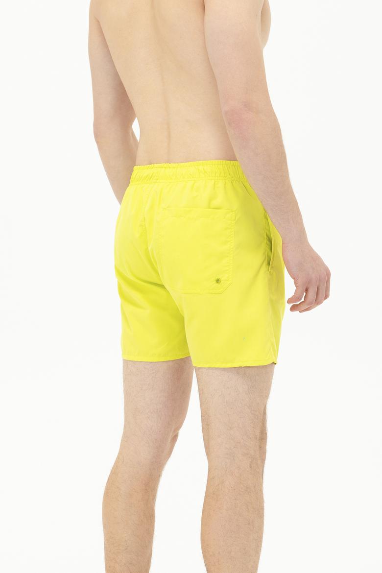 Erkek Neon Sarı Deniz Şortu - 50262334022