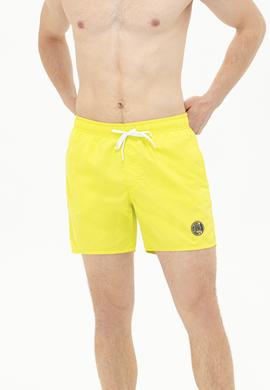 Erkek Neon Sarı Deniz Şortu - 50262334022