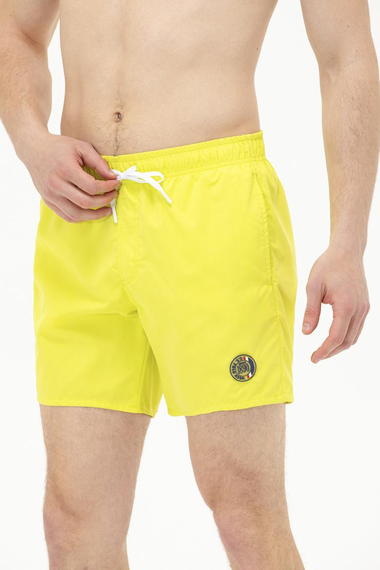 Erkek Neon Sarı Deniz Şortu - 50262334022