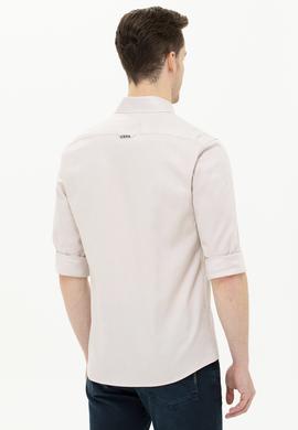 Erkek Taş Uzun Kollu Basic Gömlek - 50263099041