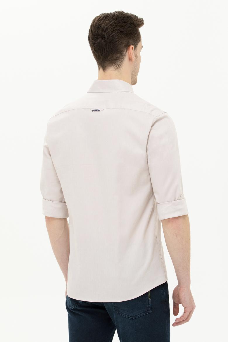 Erkek Taş Uzun Kollu Basic Gömlek - 50263099041