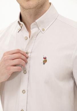 Erkek Taş Uzun Kollu Basic Gömlek - 50263099041