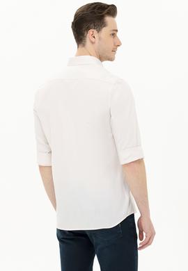 Erkek Taş Uzun Kollu Basic Gömlek - 50262977051
