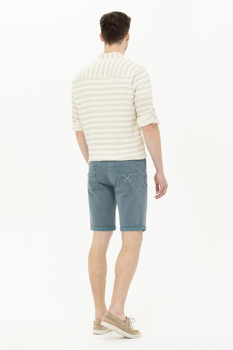 Erkek Mint Jean Şort - 50266689003