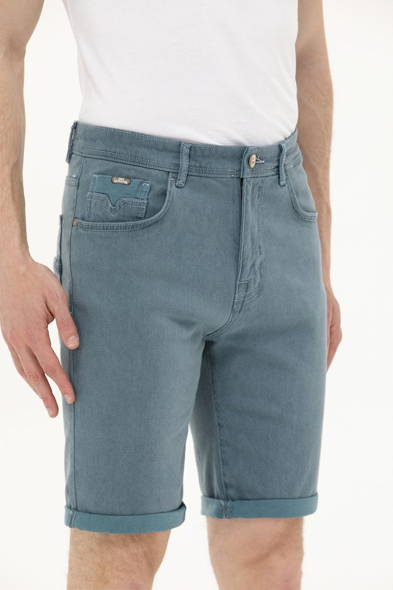 Erkek Mint Jean Şort - 50266689003