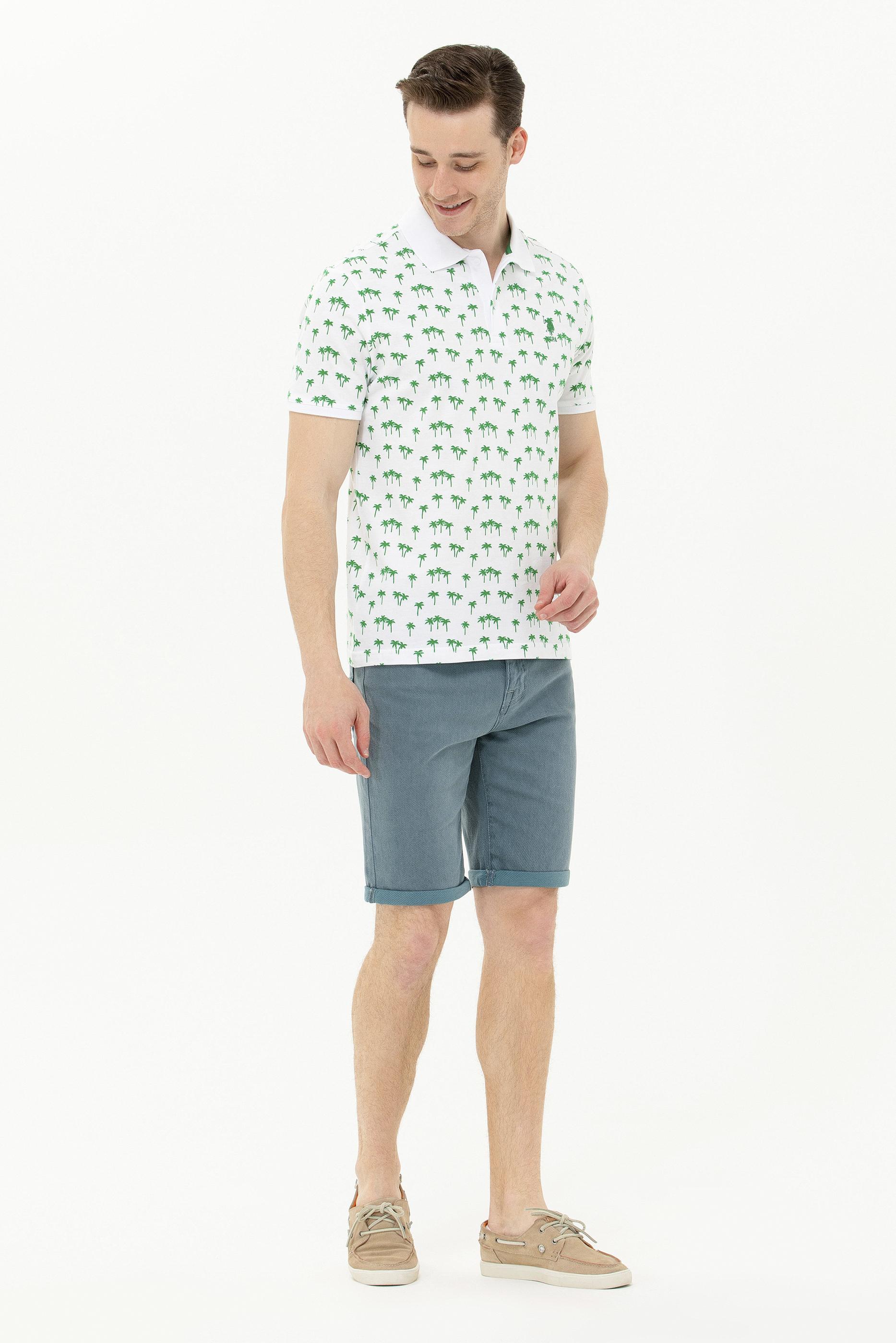 Erkek Yeşil Polo Yaka Tişört