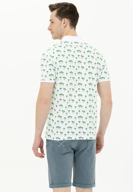 Erkek Yeşil Polo Yaka Tişört - 50263273044