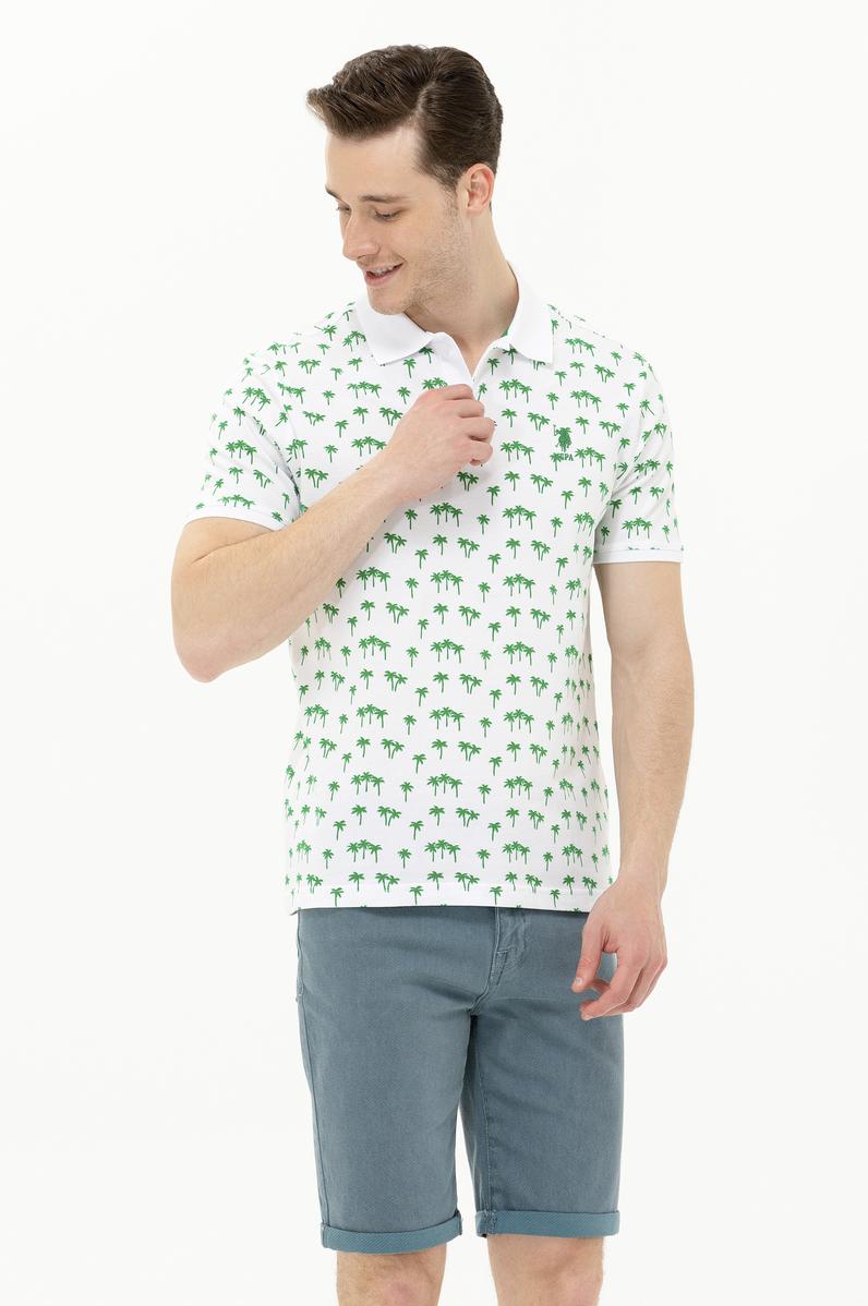 Erkek Yeşil Polo Yaka Tişört