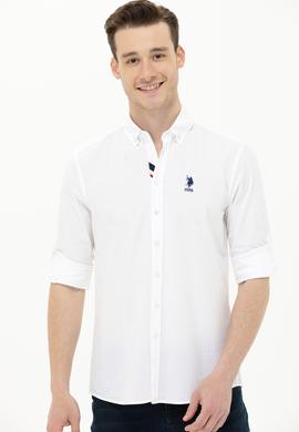 Erkek Beyaz Uzun Kollu Gömlek - 50264082005