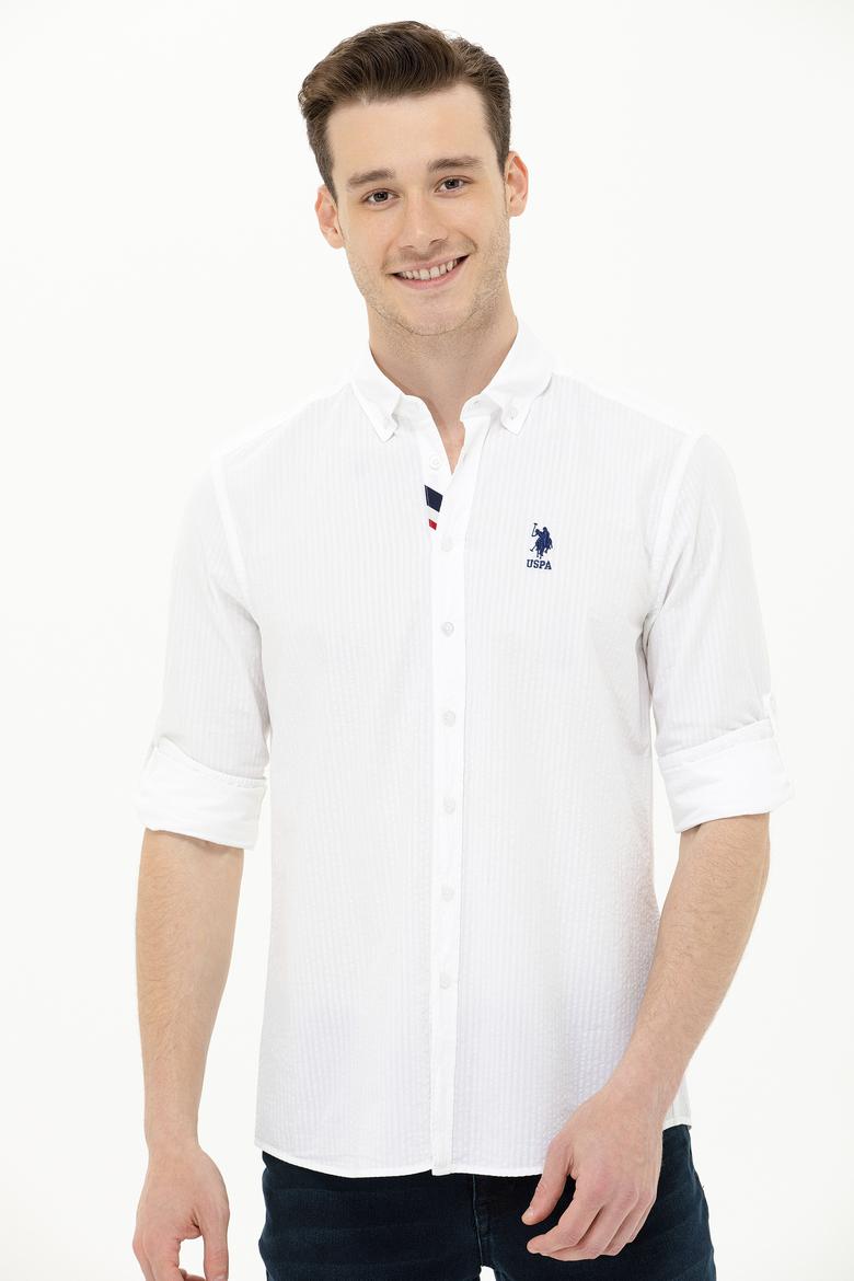 Erkek Beyaz Uzun Kollu Gömlek - 50264082005