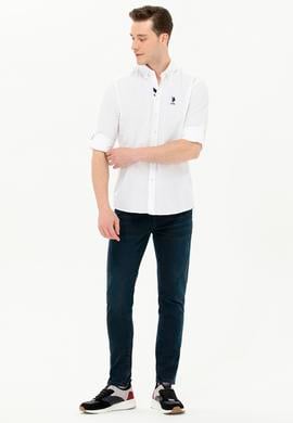 Erkek Beyaz Uzun Kollu Gömlek - 50264082005