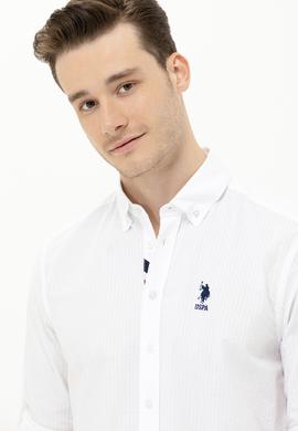 Erkek Beyaz Uzun Kollu Gömlek - 50264082005