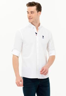 Erkek Beyaz Uzun Kollu Gömlek - 50264082005