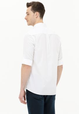 Erkek Beyaz Uzun Kollu Gömlek - 50264082005
