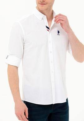 Erkek Beyaz Uzun Kollu Gömlek - 50264082005