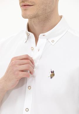 Erkek Beyaz Uzun Kollu Gömlek - 50263714028