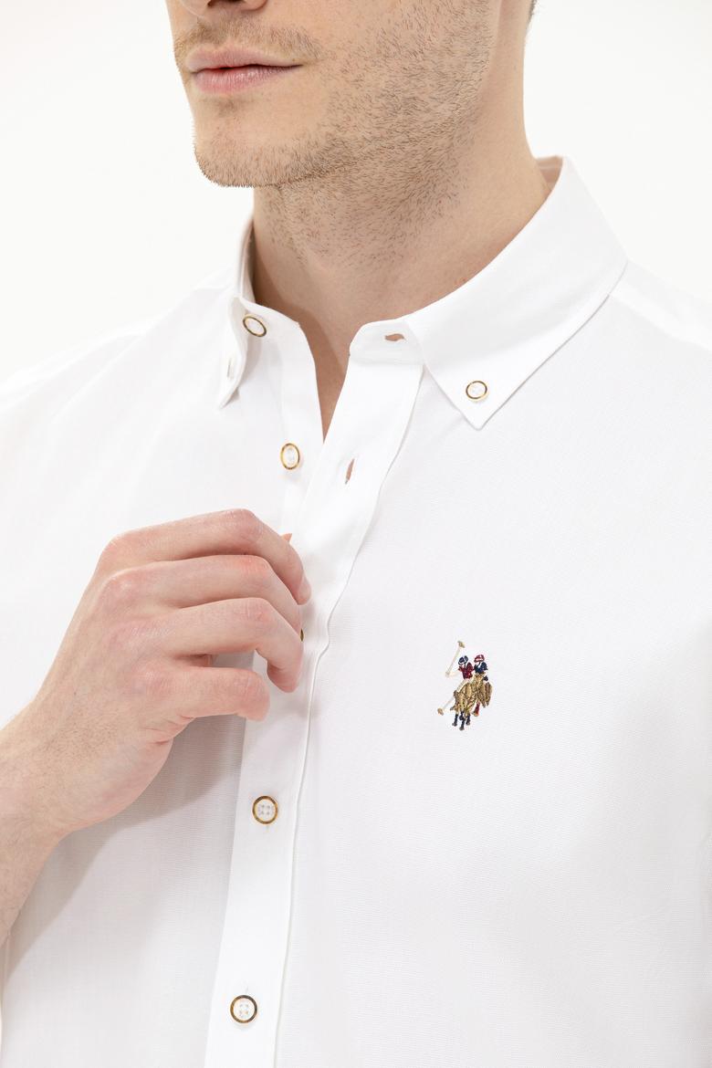 Erkek Beyaz Uzun Kollu Gömlek - 50263714028