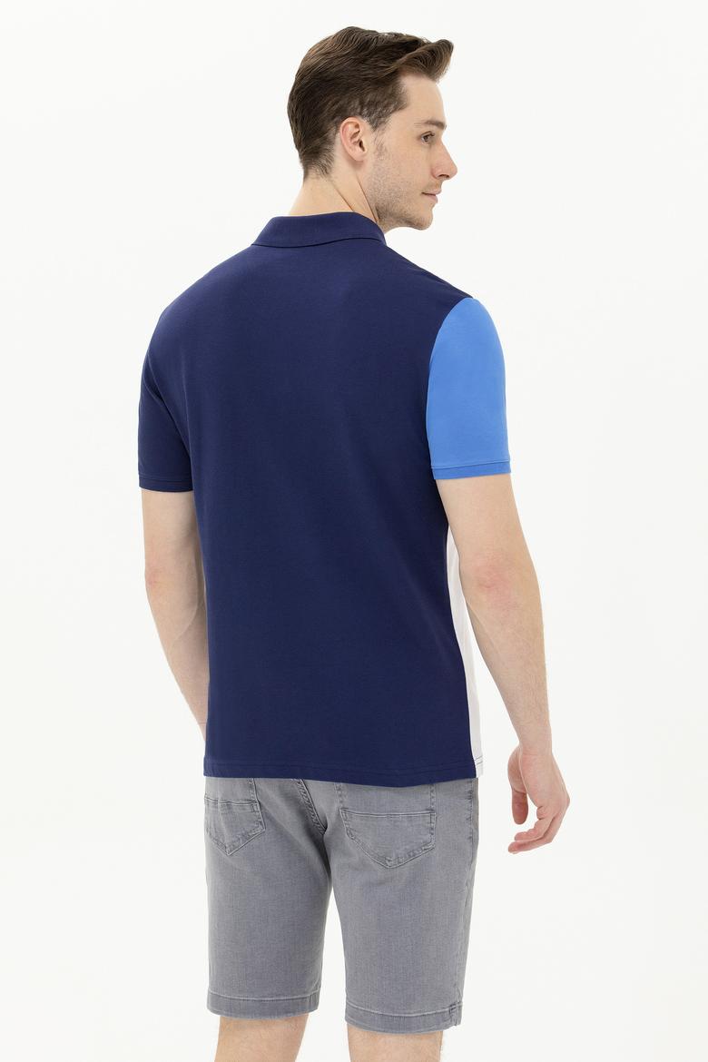 Erkek Lacivert Polo Yaka Tişört - 50263394007