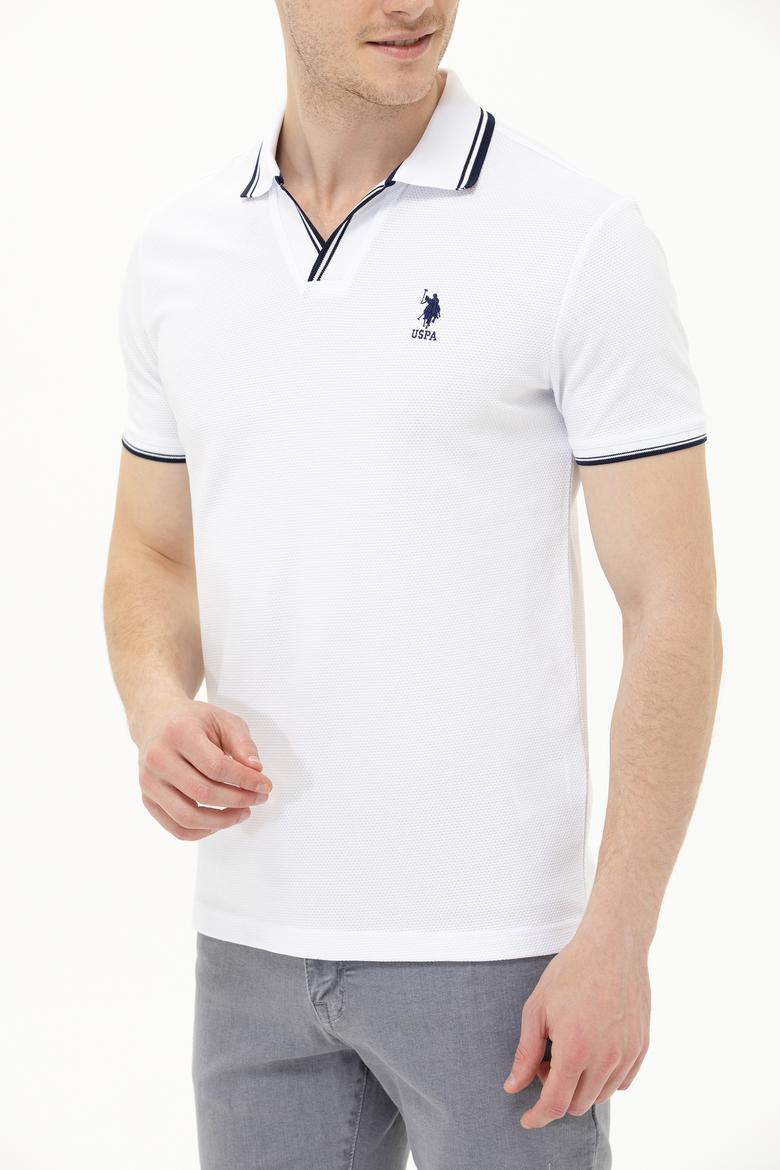 Erkek Beyaz Polo Yaka T-Shirt - 50263441009