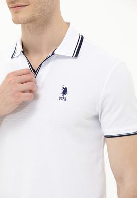 Erkek Beyaz Polo Yaka T-Shirt - 50263441009