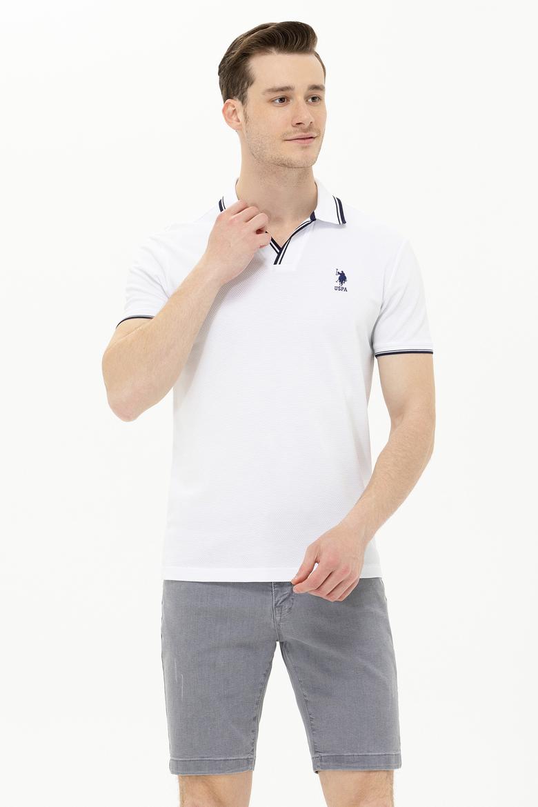 Erkek Beyaz Polo Yaka T-Shirt - 50263441009