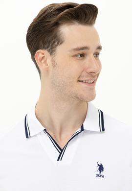 Erkek Beyaz Polo Yaka T-Shirt - 50263441009