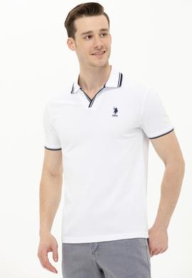 Erkek Beyaz Polo Yaka T-Shirt - 50263441009