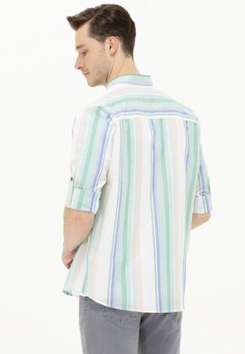 Erkek Yeşil Uzun Kollu Gömlek - 50264080014