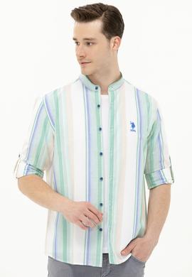 Erkek Yeşil Uzun Kollu Gömlek - 50264080014