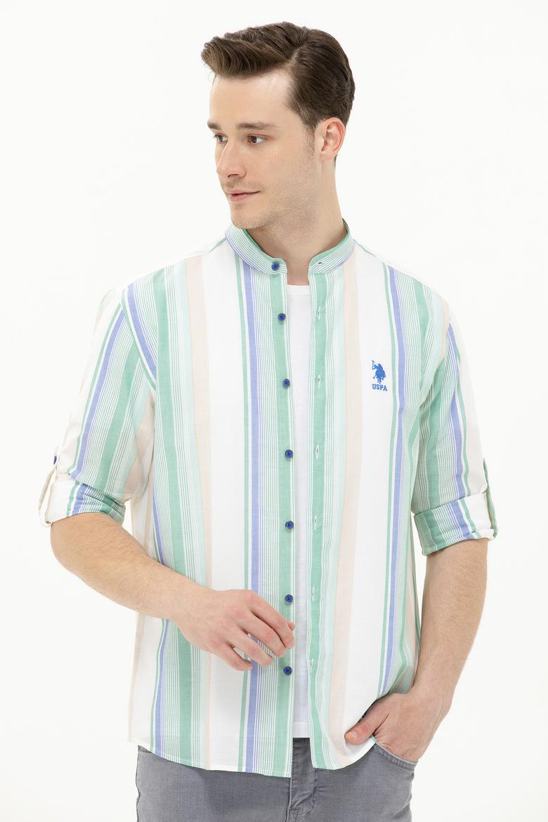 Erkek Yeşil Uzun Kollu Gömlek - 50264080014