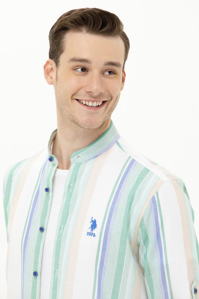 Erkek Yeşil Uzun Kollu Gömlek - 50264080014