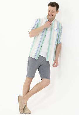 Erkek Yeşil Uzun Kollu Gömlek - 50264080014