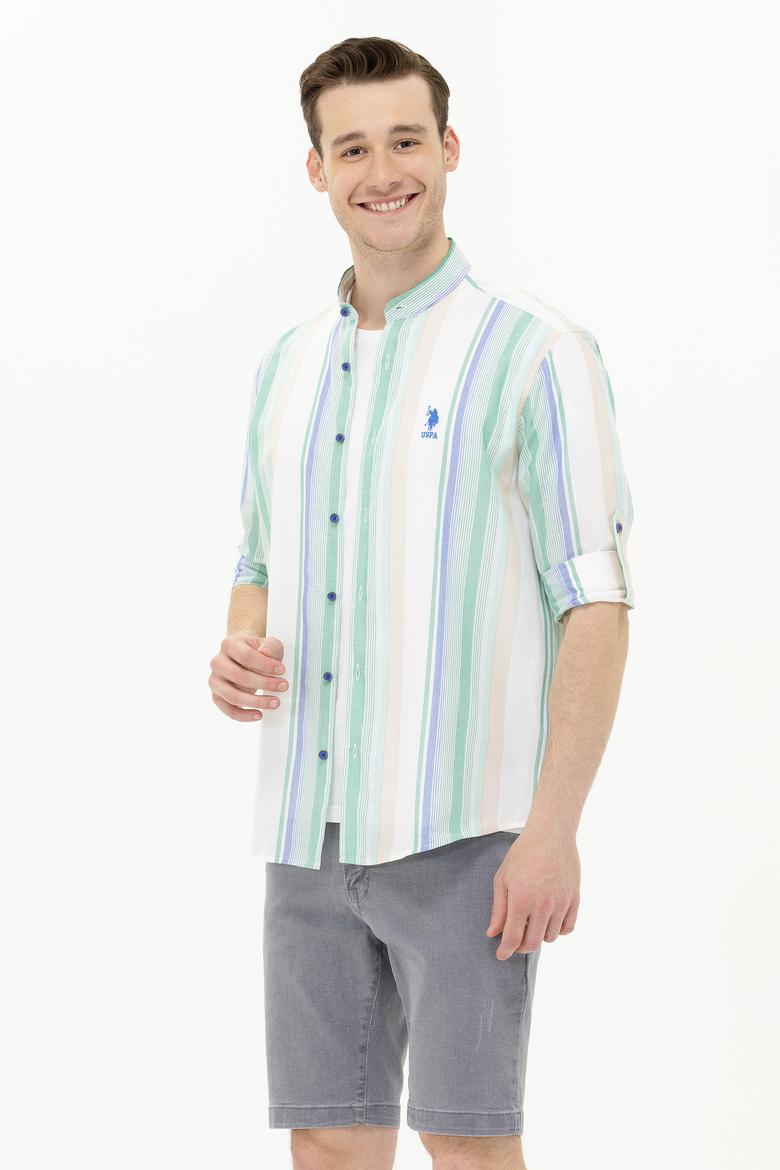 Erkek Yeşil Uzun Kollu Gömlek - 50264080014