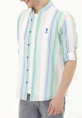 Erkek Yeşil Uzun Kollu Gömlek - 50264080014