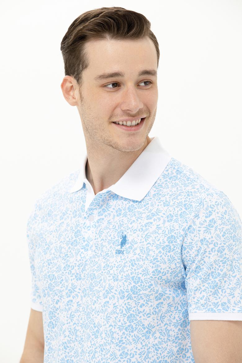 Erkek Turkuaz Polo Yaka Tişört - 50263268035