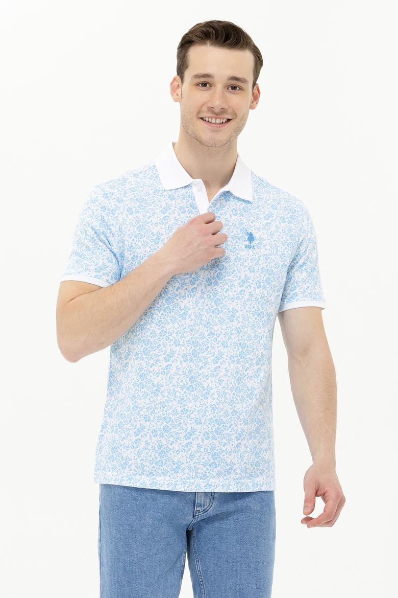 Erkek Turkuaz Polo Yaka Tişört - 50263268035