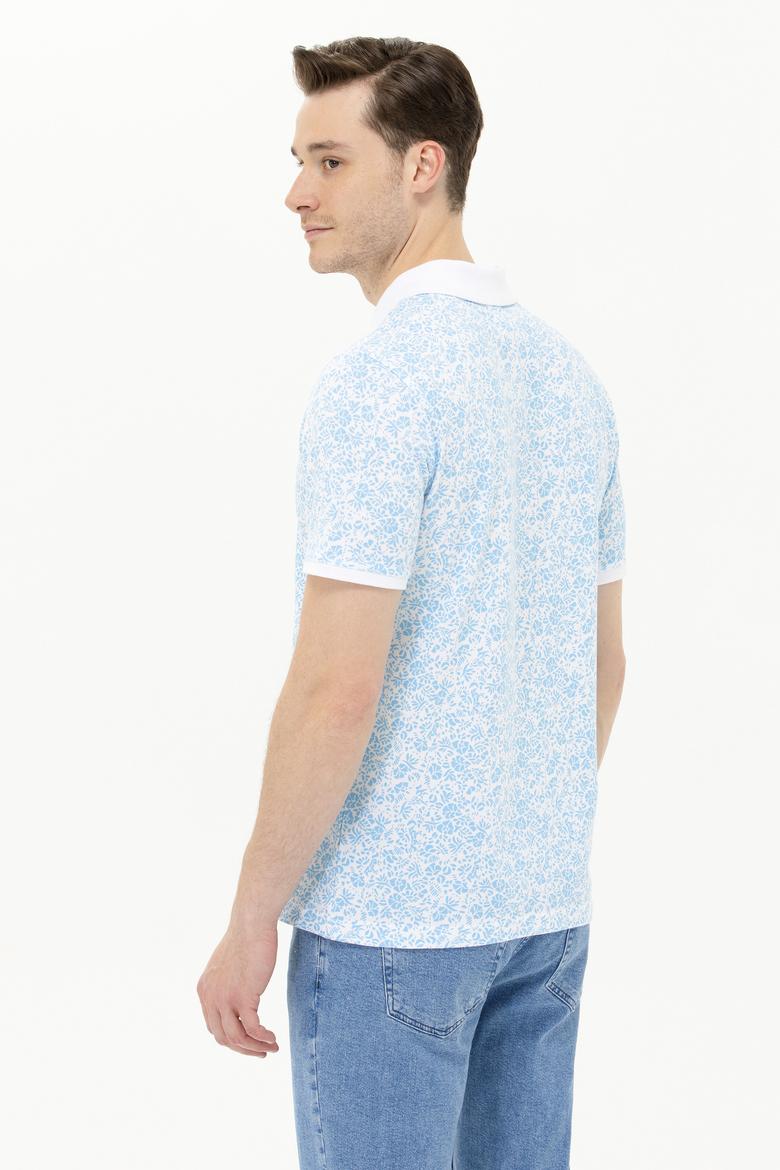 Erkek Turkuaz Polo Yaka Tişört - 50263268035