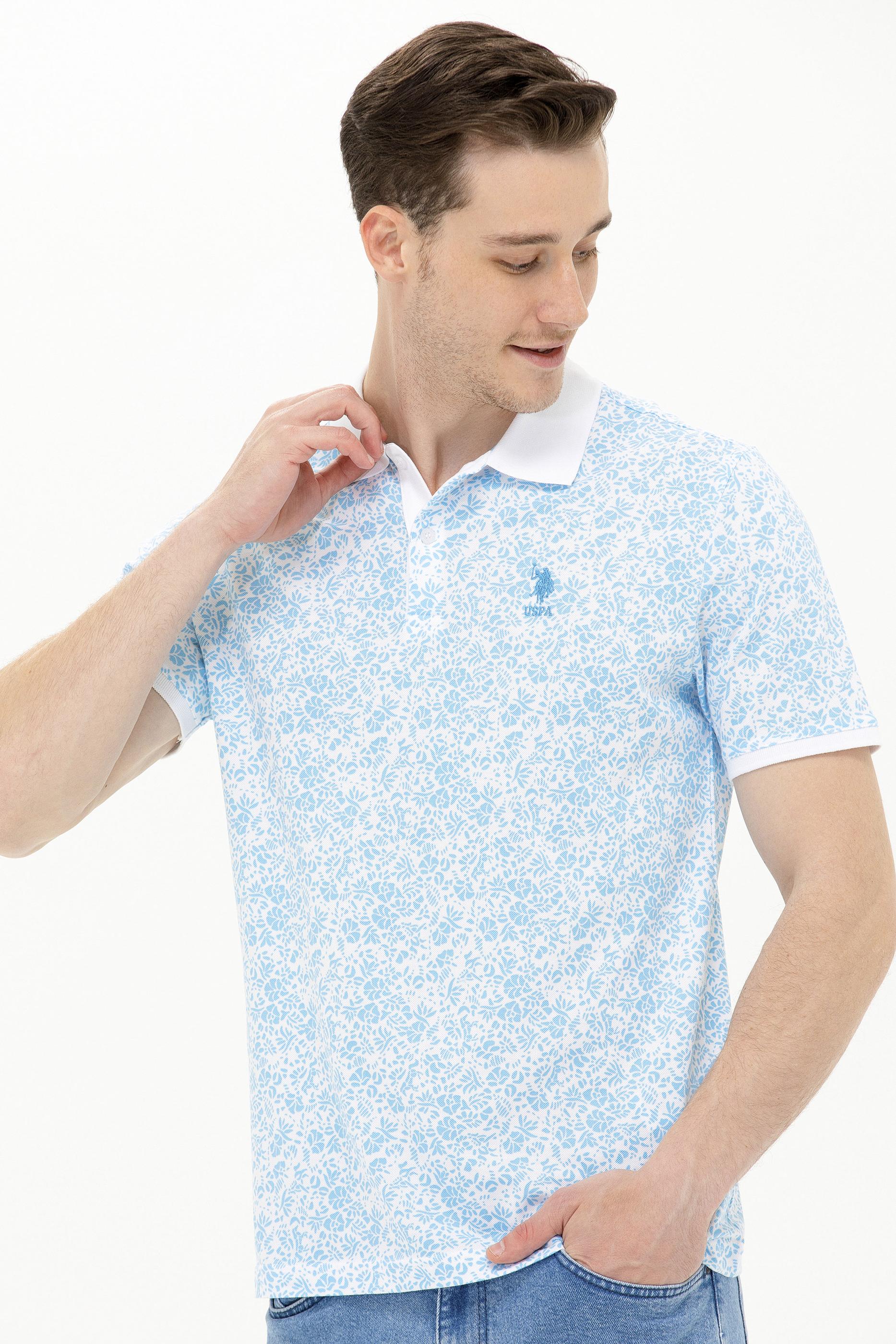 Erkek Turkuaz Polo Yaka Tişört