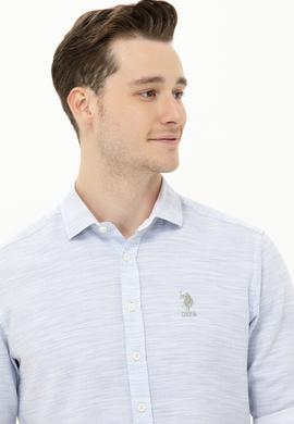 Erkek Mavi Uzun Kollu Gömlek - 50264098024