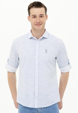 Erkek Mavi Uzun Kollu Gömlek - 50264098024