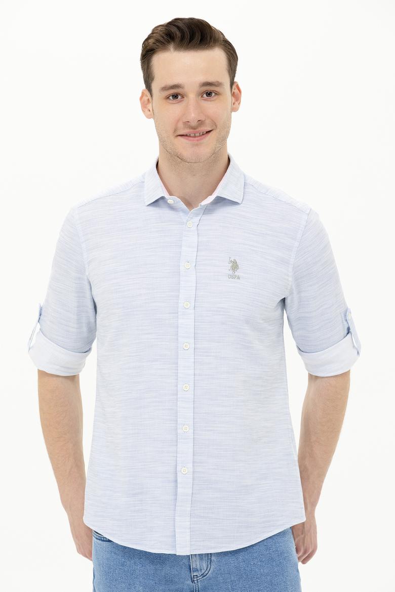 Erkek Mavi Uzun Kollu Gömlek - 50264098024