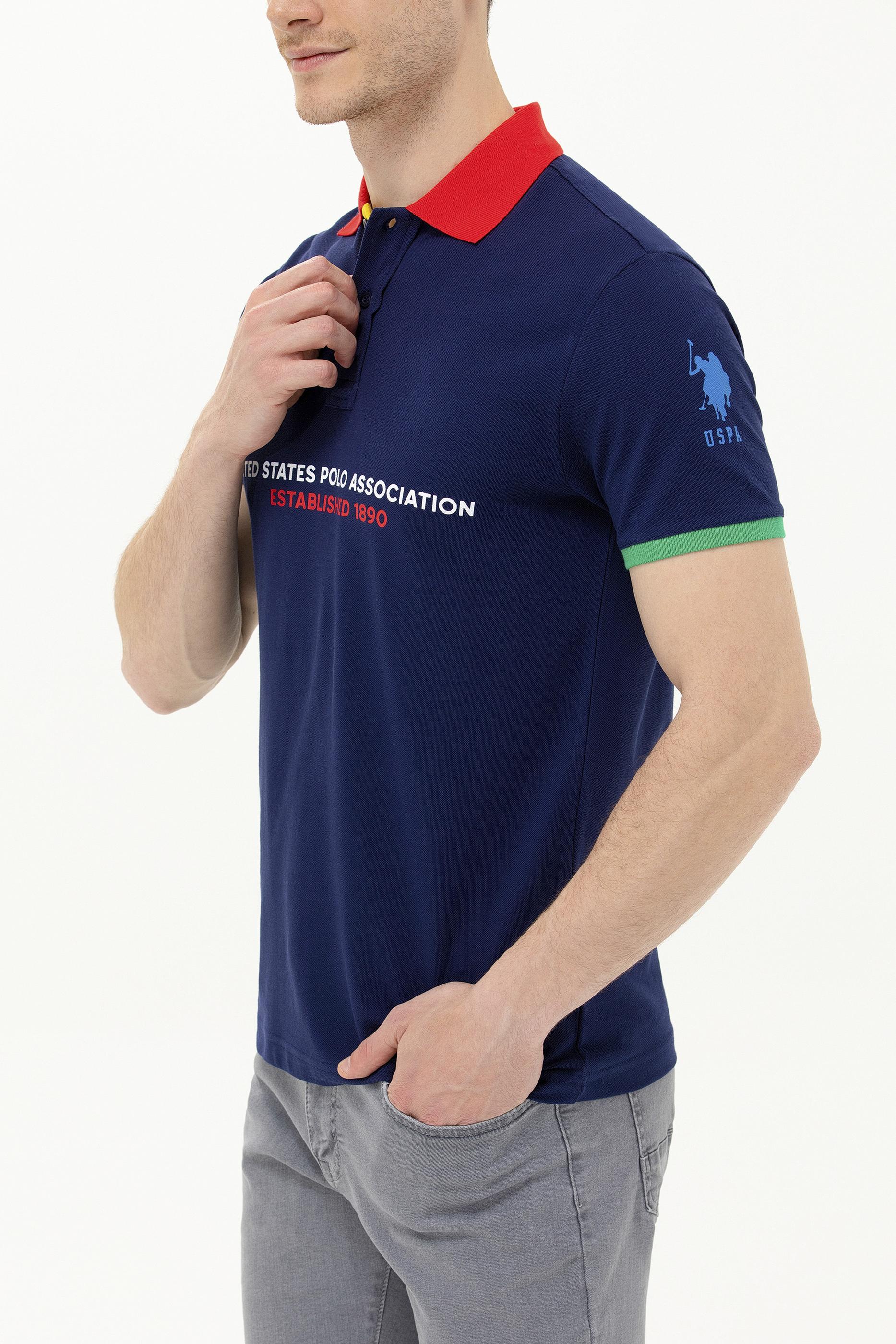 Erkek Lacivert Polo Yaka Tişört